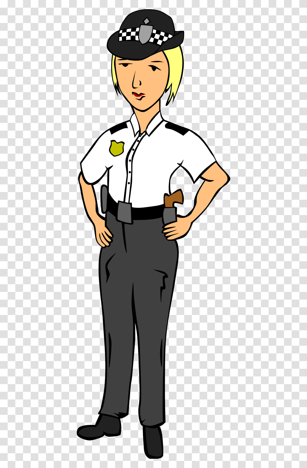 Images For Clip Art Police Woman, Person, Pants, Sleeve Transparent Png