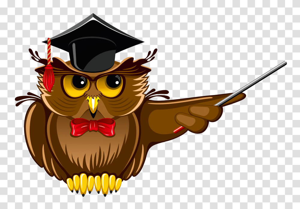 Images For Gt School Owl Clipart Art Owls Owl, Graduation, Gun, Weapon, Weaponry Transparent Png