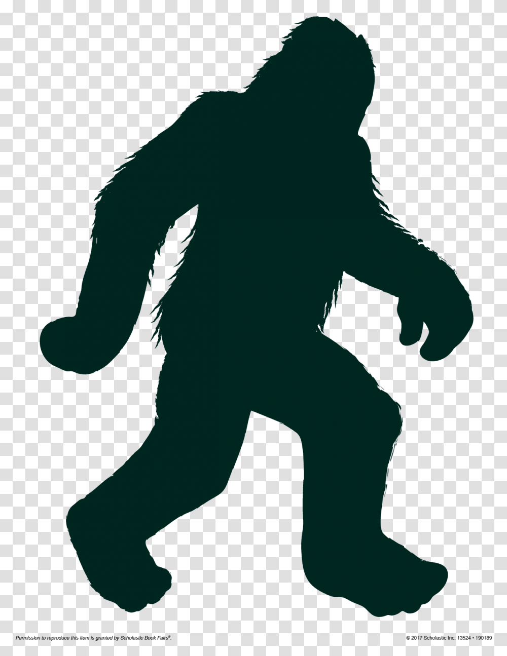 Images Of Bigfoot Footprint Clipart Footprint Of Bigfoot, Silhouette, Person, Human, Ninja Transparent Png