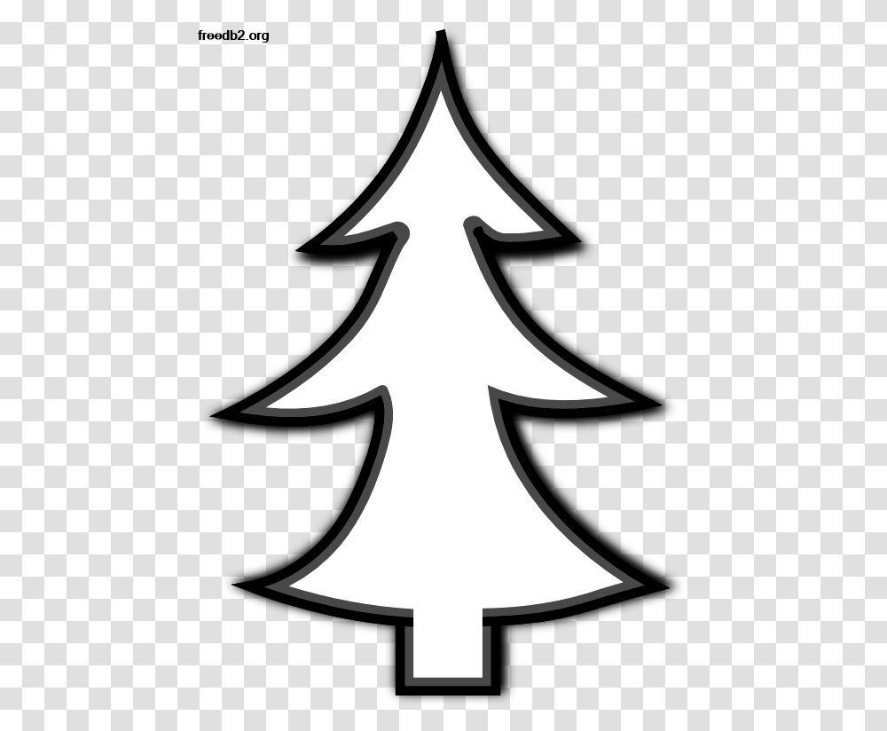 Images Of Christmas Tree Line Art, Plant, Star Symbol, Stencil Transparent Png