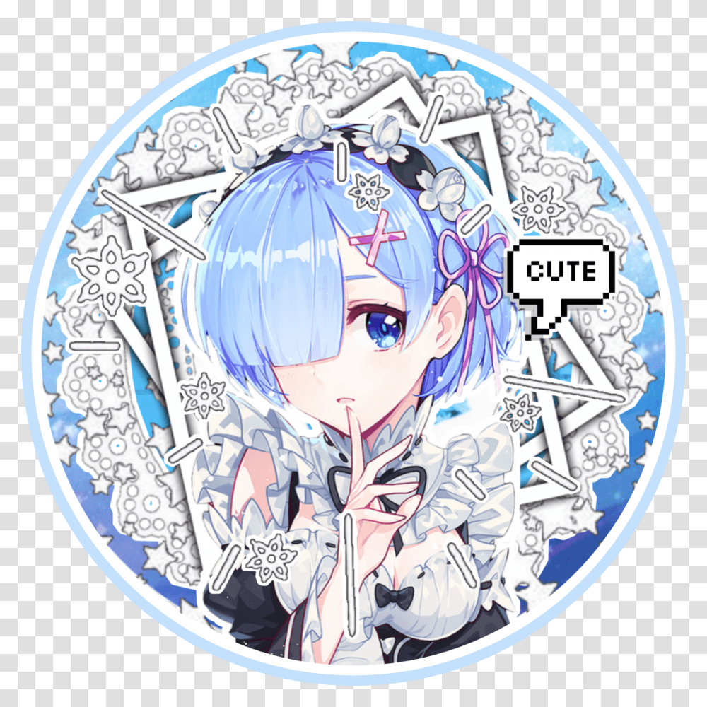 Images Of Cute Aesthetic Anime Icons Icon Anime Blue Aesthetic, Manga, Comics, Book, Person Transparent Png