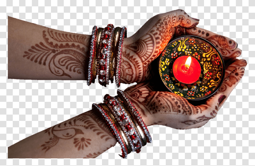 Images Of Diwali Festival Celebration Pictures Of Mehendi Design For Diwali, Bangles, Jewelry, Accessories, Accessory Transparent Png