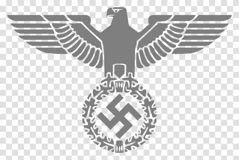 Images Of German Logo German Eagle Nazi, Emblem, Honey Bee, Insect Transparent Png