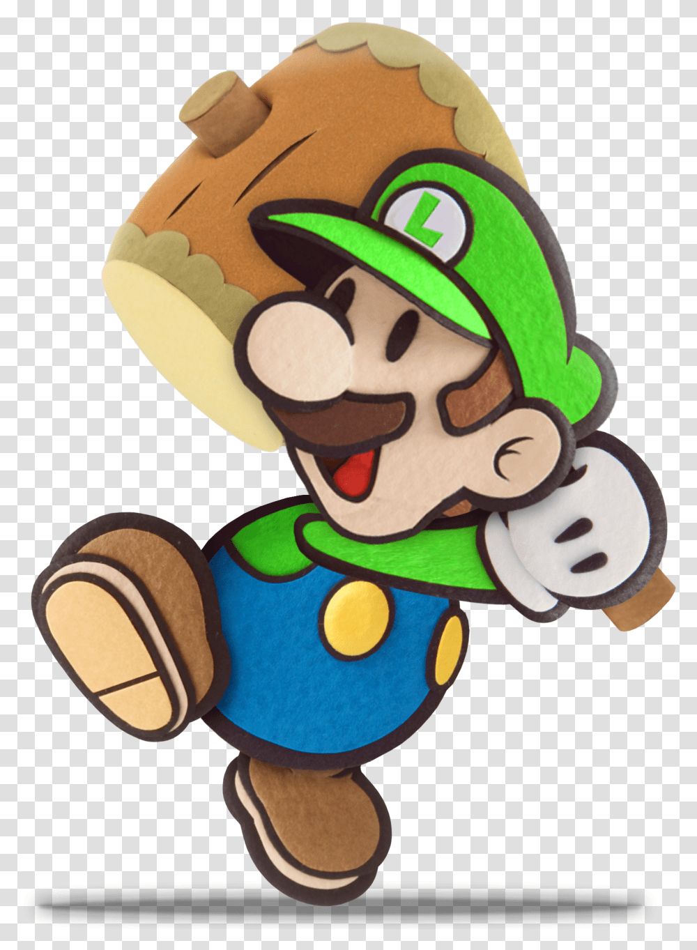 Images Of Paper Luigi Do Luigi Super Paper Mario, Super Mario, Toy Transparent Png