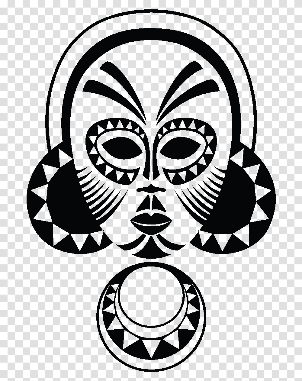 Images Of Tribal Mask Coloring Pages African Mask, Architecture, Building, Emblem Transparent Png