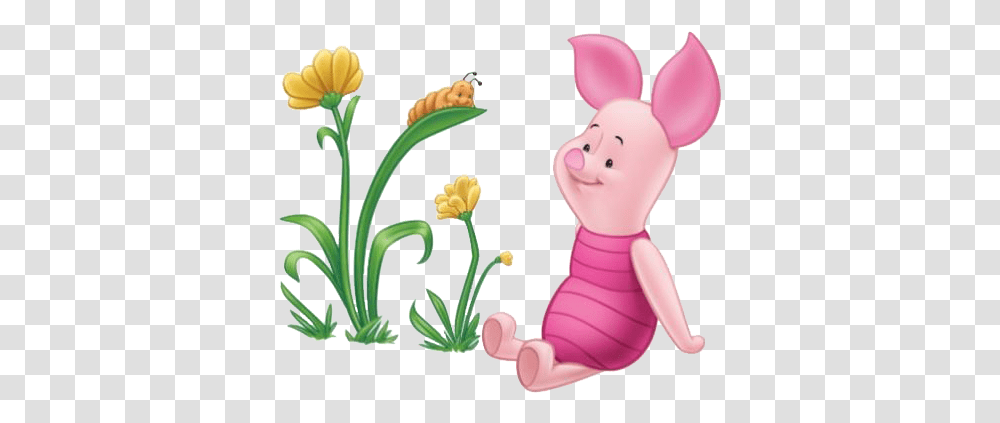 Images Pictures Photos Winnie The Pooh Flowers, Toy, Animal, Mammal, Pig Transparent Png