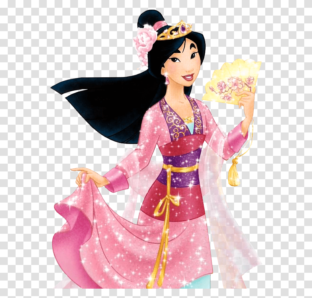 Images Princess Deluxe Ballgown Hd Mulan Disney Princess, Clothing, Doll, Toy, Figurine Transparent Png