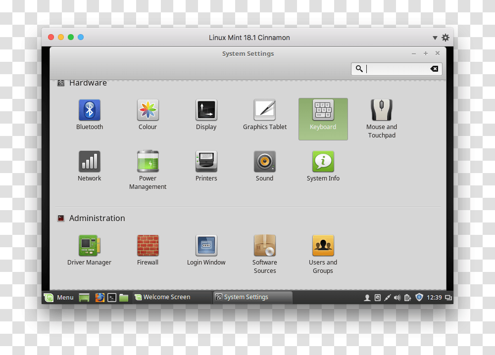 Imagesmint 2 Select Keyboard En Change Linux Mint Keyboard Layout, Computer, Electronics, Desktop, Tablet Computer Transparent Png