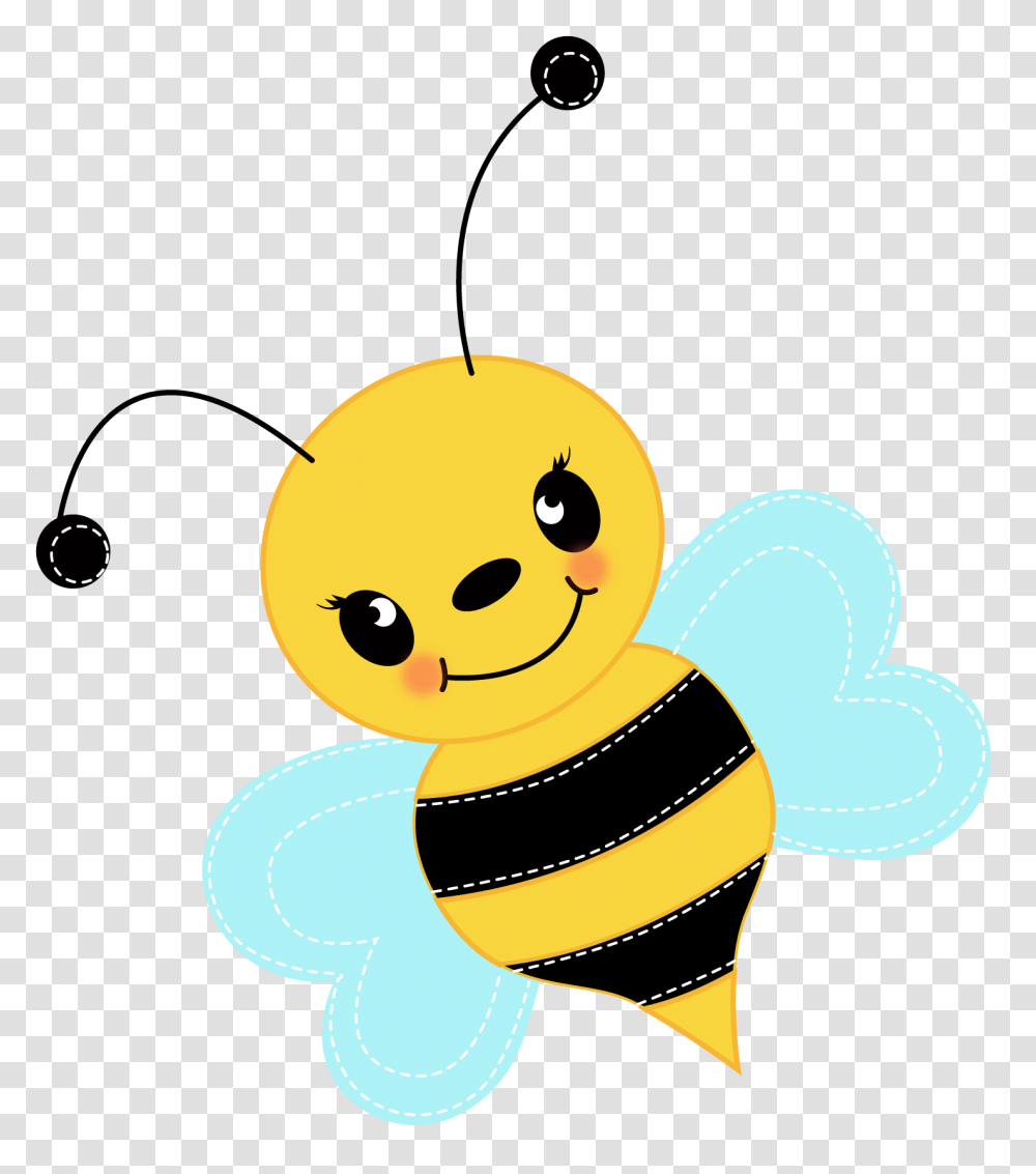 Imagination Clipart Art Bee Cute Bee And Clip Art, Honey Bee, Insect, Invertebrate, Animal Transparent Png