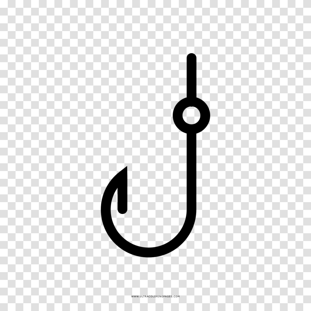 Imagination Coloring Pages Of Fish Hooks Fishing Hook, Gray, World Of Warcraft Transparent Png