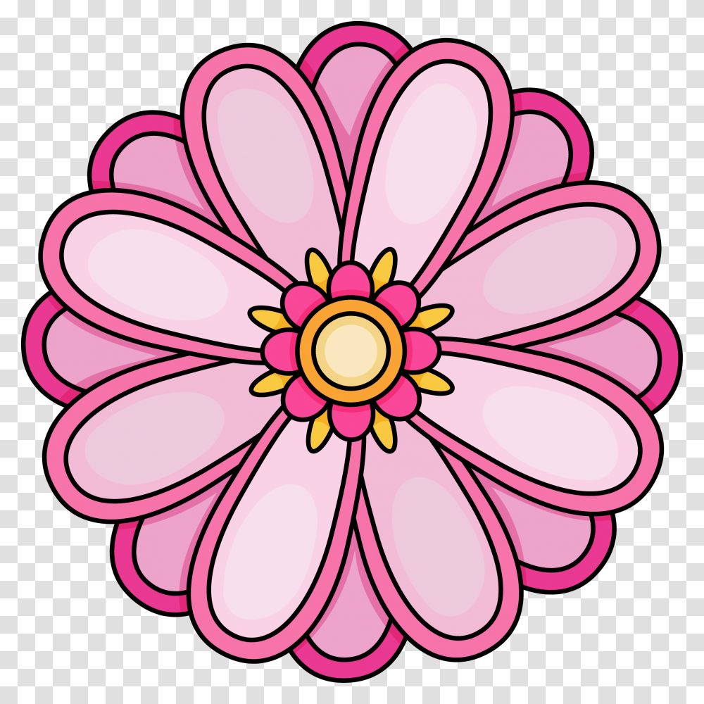 Imagination Pictures Of Flowers To Color Free Printables Flowers Printable, Pattern, Floral Design Transparent Png