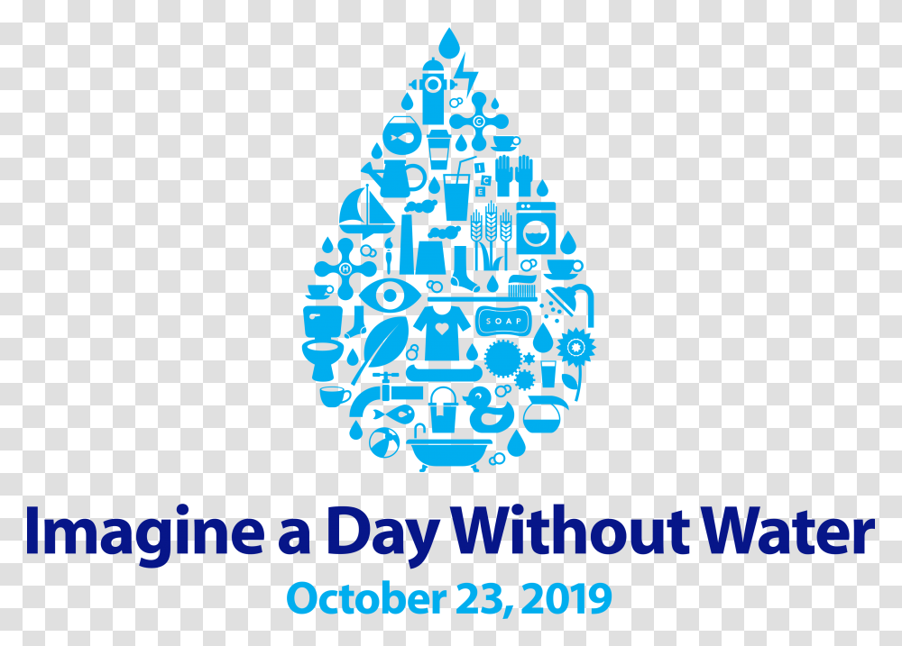 Imagine A Day Without Water, Alphabet, Number Transparent Png