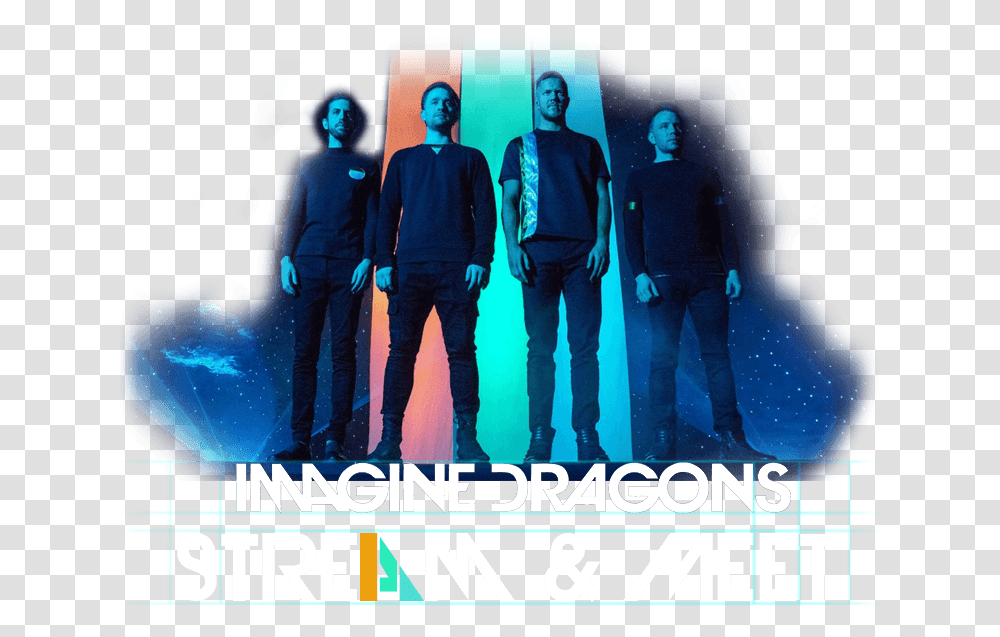 Imagine Dragons Believer Imagine Dragons Band, Person, Clothing, Poster, Advertisement Transparent Png