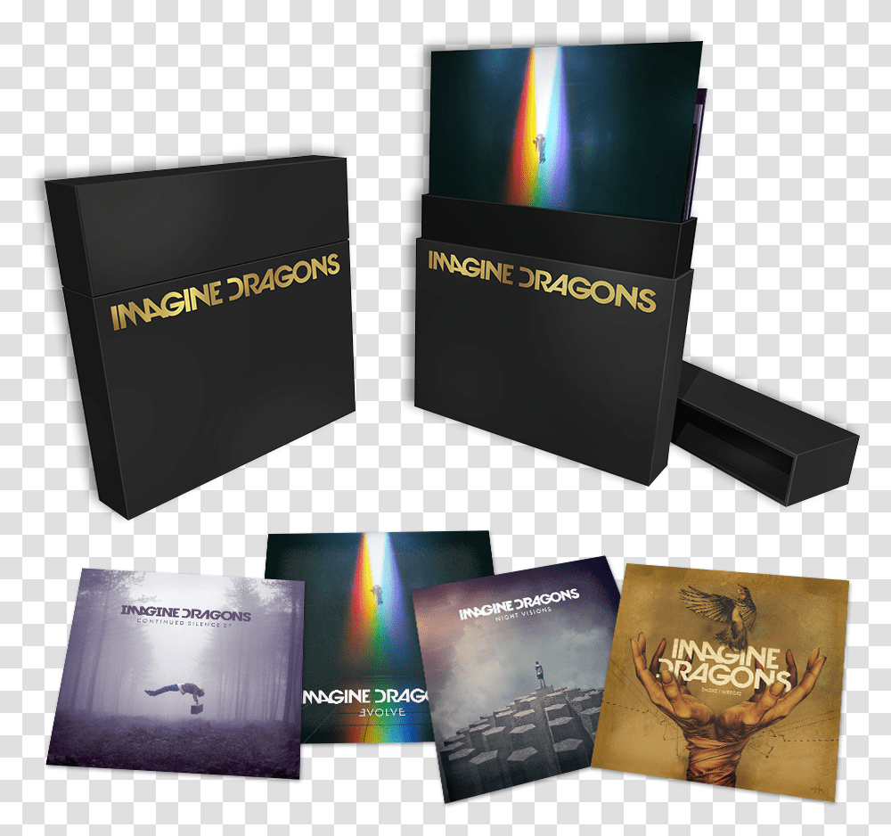 Imagine Dragons Limited Edition Vinyl Imagine Dragons Smoke And Mirrors Box Set, Advertisement, Text, Poster, Book Transparent Png