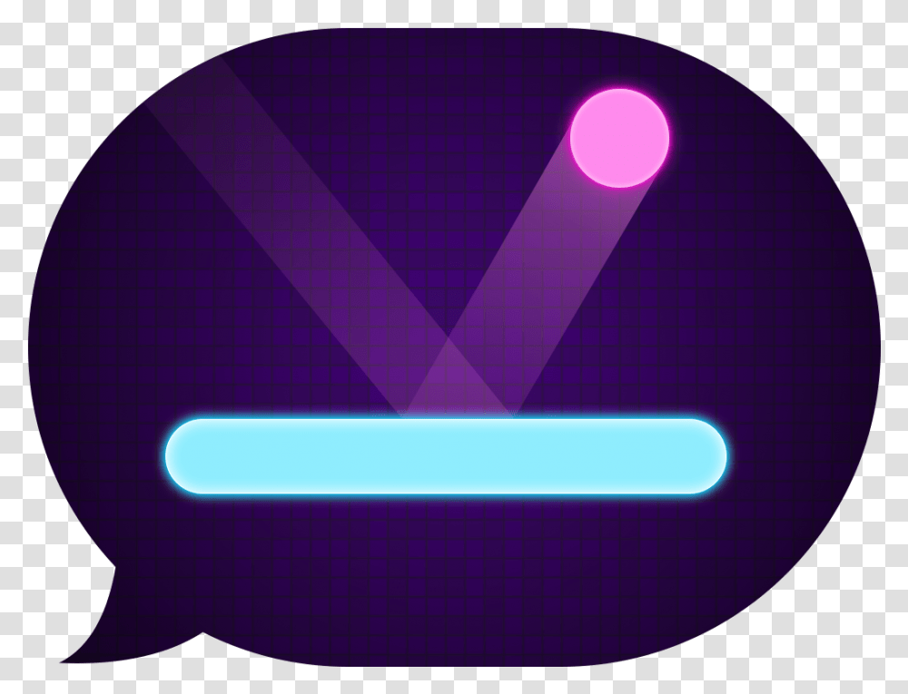 Imessage Icon Circle, Purple, Lighting Transparent Png