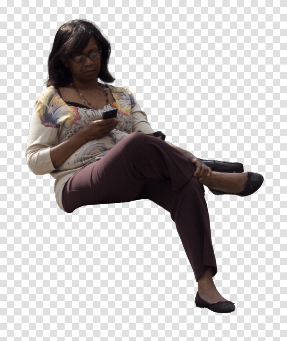 Img African American People Sitting Full Size African American Woman Sitting, Person, Clothing, Finger, Long Sleeve Transparent Png