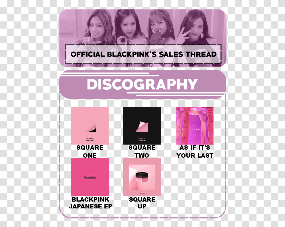 Img Black Pink Album Sales, Person, Poster, Advertisement Transparent Png
