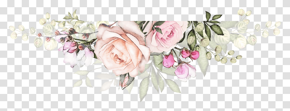 Img Bottom Aux Bruyeres Background Wedding Invitation Flowers, Floral Design, Pattern Transparent Png