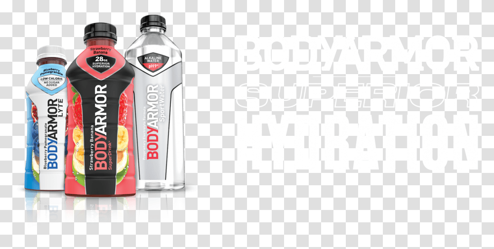 Img Homepage Intro Updated Body Armor Drink, Bottle, Label, Cosmetics Transparent Png