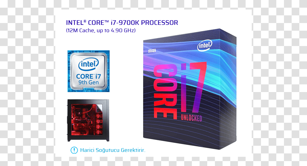Img Intel Core I7 9700k, Paper, Poster, Advertisement Transparent Png