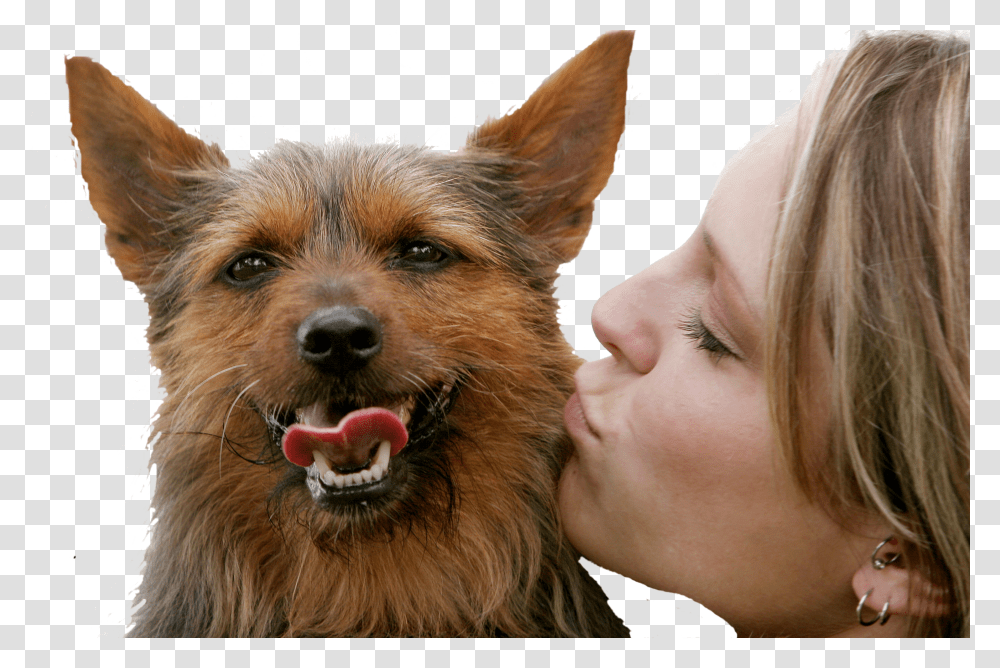 Img Kissing A Dog Transparent Png