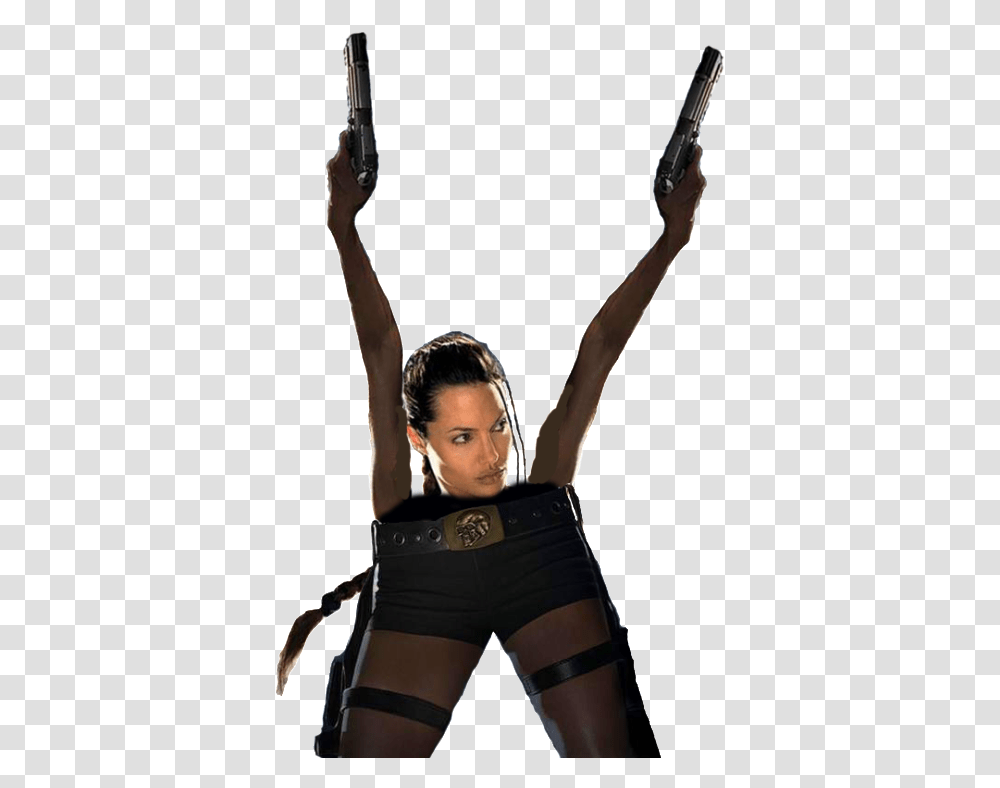Img Lara Croft Tomb Raider, Person, Sport, Female, Acrobatic Transparent Png