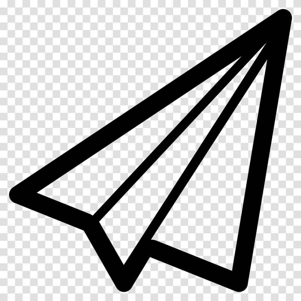 Img Loc Route Paper Plane Icon, Triangle Transparent Png