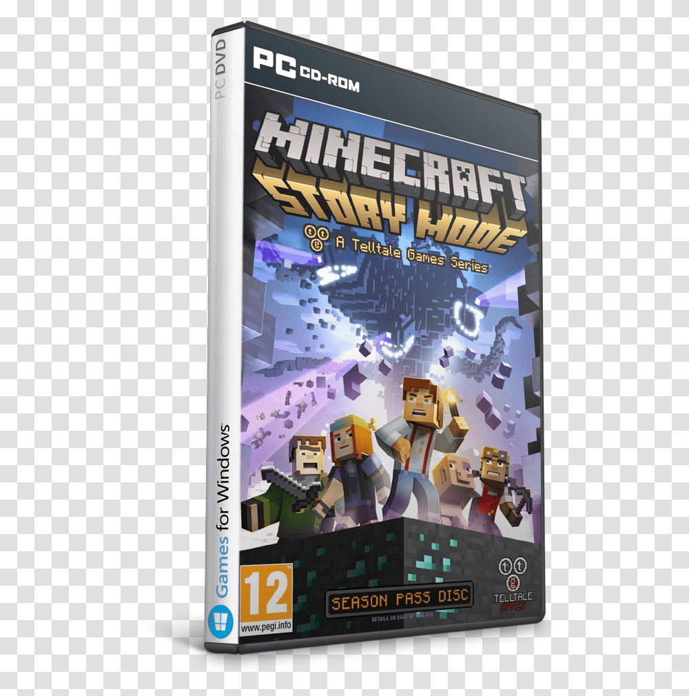 Img Minecraft Story Mode Season 2, Electronics, Poster, Advertisement, Computer Transparent Png