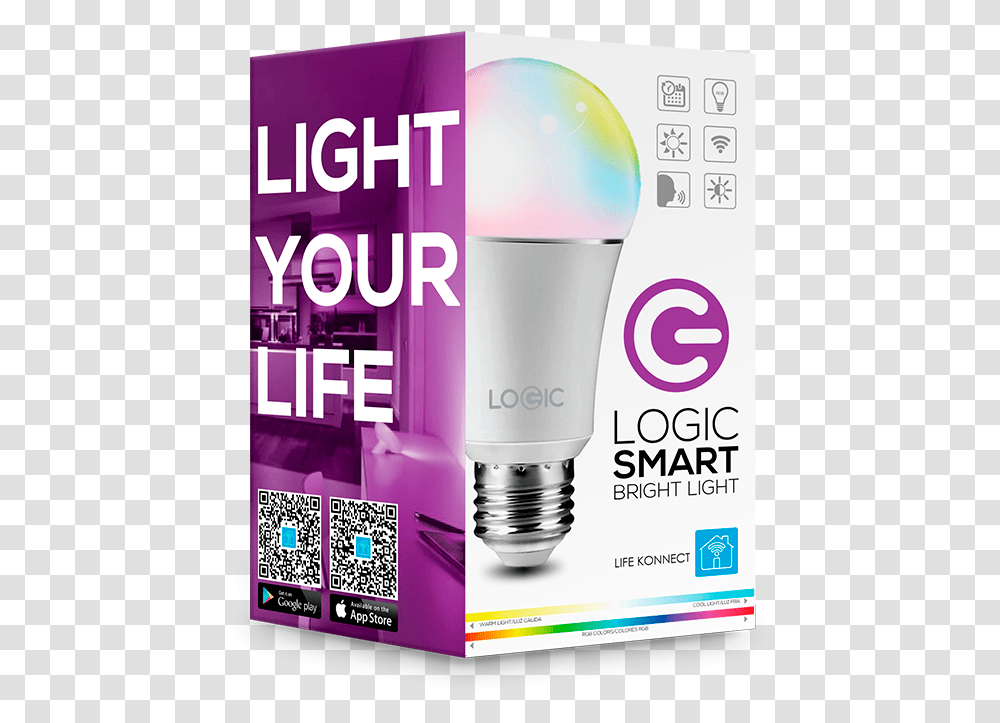 Img Packaging Smar Light Fluorescent Lamp, Advertisement, Poster, LED Transparent Png