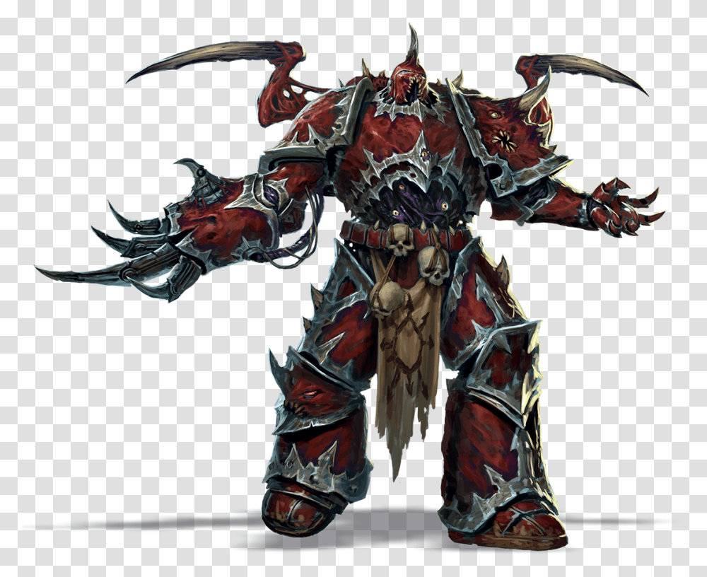 Img Possessed Chaos Marines, Person, Human, Knight, Samurai Transparent Png
