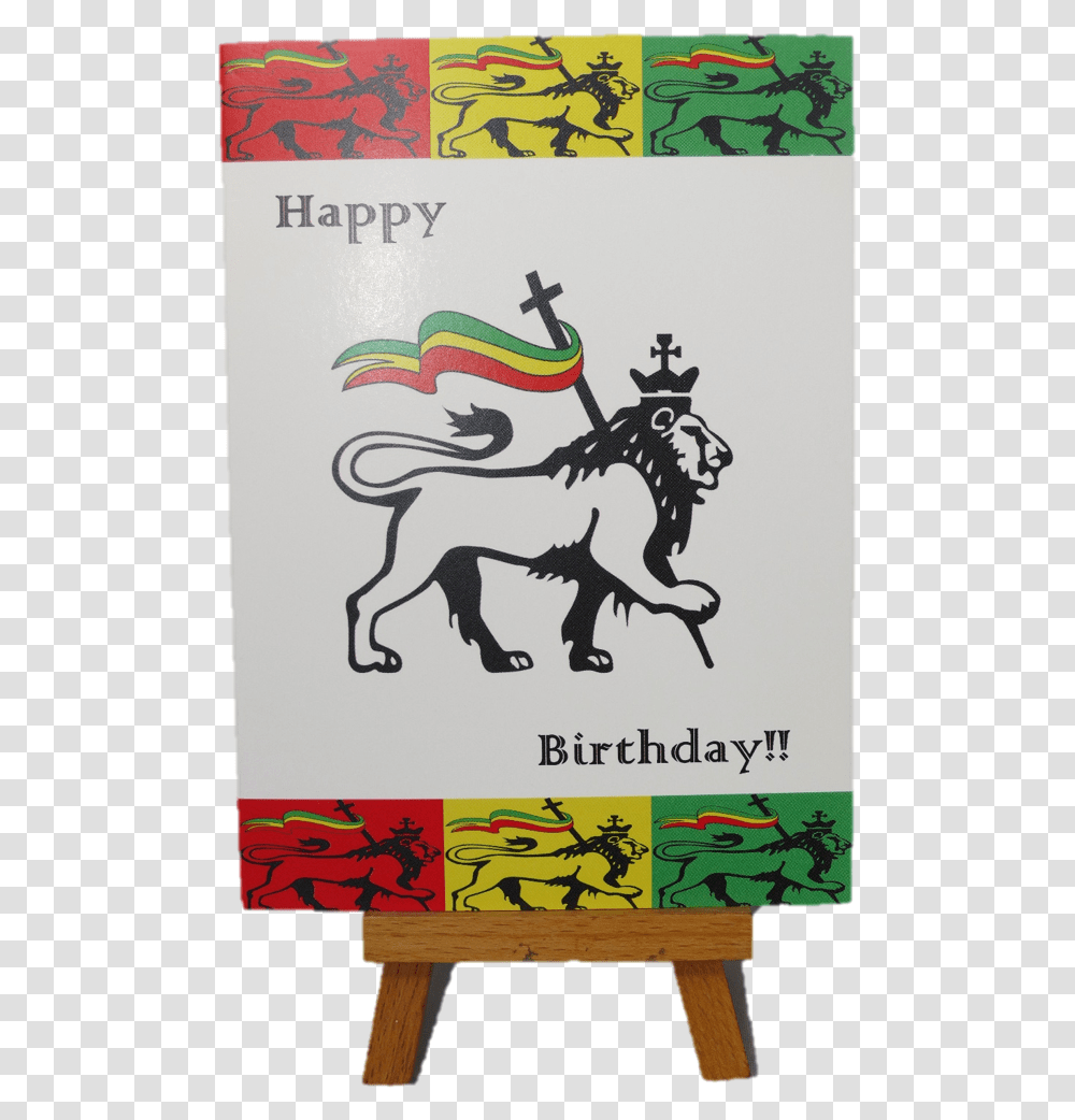 Img Rastafarian Lion, Poster, Bench Transparent Png