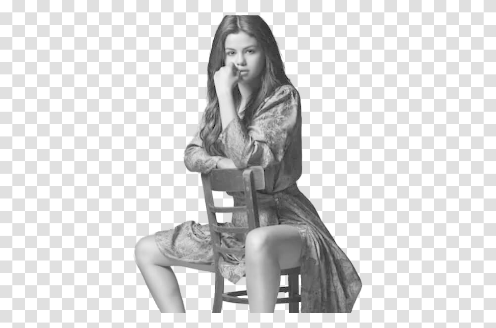Img Selena Gomez Hands To Myself Album Cover, Chair, Furniture, Person Transparent Png