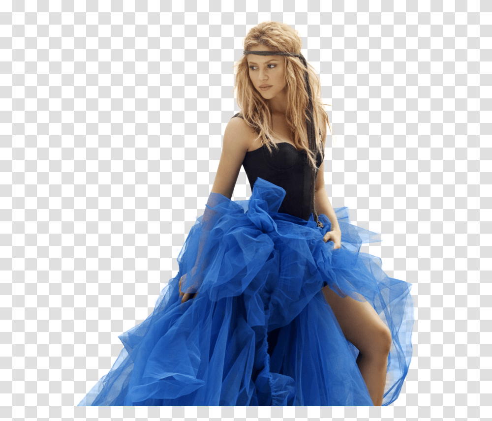 Img Shakira Blue Dress, Evening Dress, Robe, Gown Transparent Png