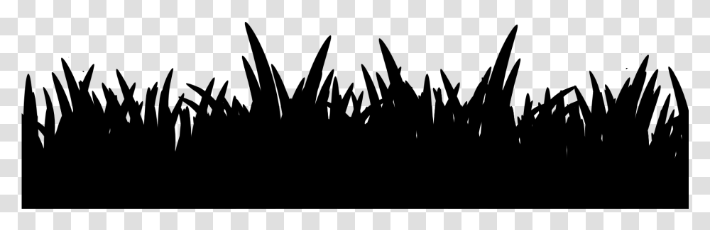 Img Silhouette Trees With Grass Clipart Black And White, Gray, World Of Warcraft Transparent Png