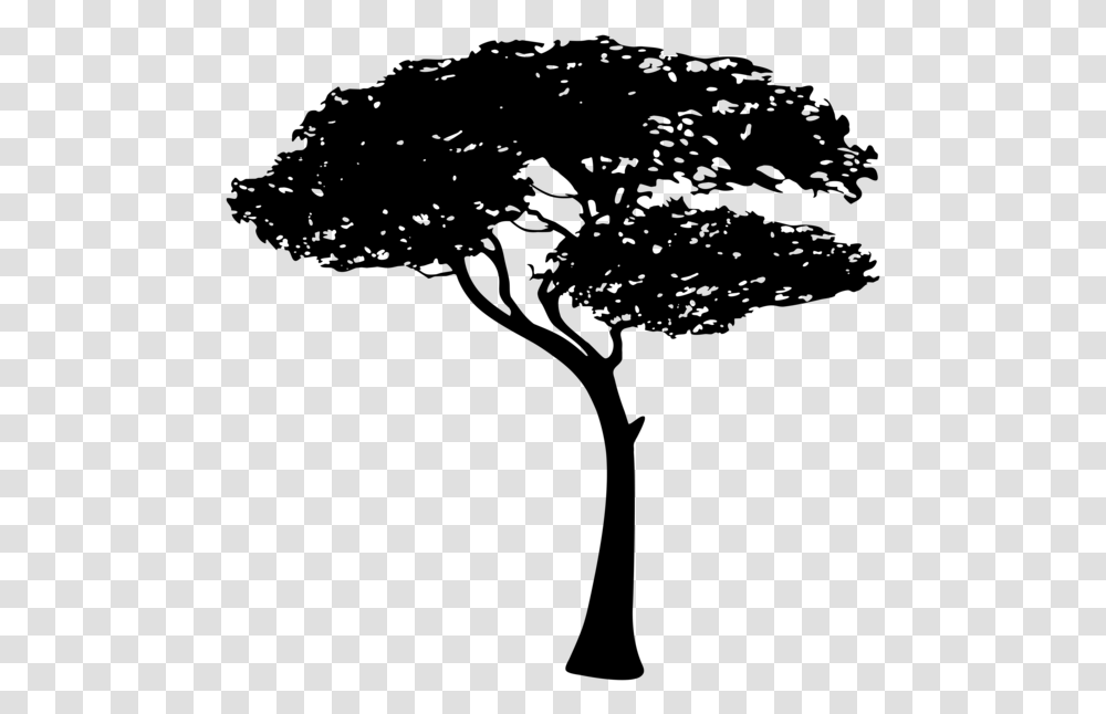 Img Tree Silhouette Clip Art, Gray, World Of Warcraft Transparent Png