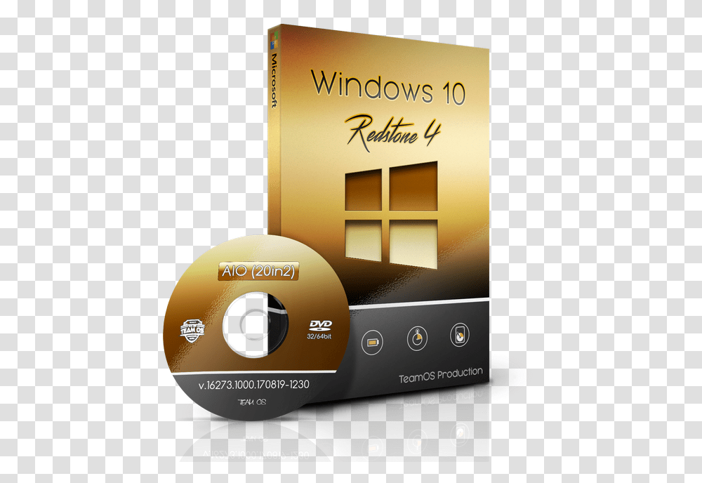 Img Windows 10 Pro X64 Redstone, Disk, Dvd Transparent Png