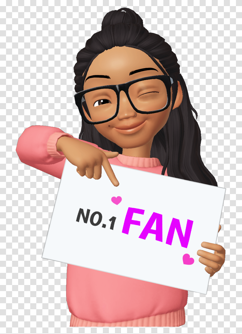 Img Zepeto No 1 Fan, Person, Human, Female Transparent Png