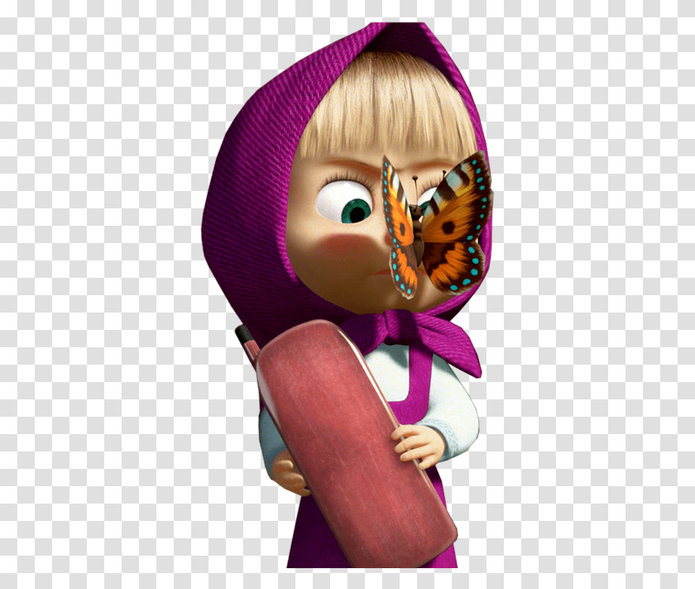 Imgenes De Masha Y El Oso Masha And The Bear Butterfly, Apparel, Doll, Toy Transparent Png