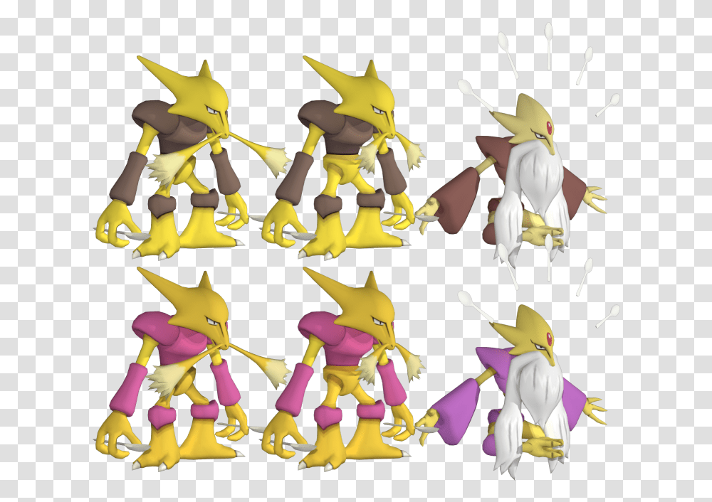 Imgenes De Pokemon De Alakazam, Toy, Hand, Crowd Transparent Png