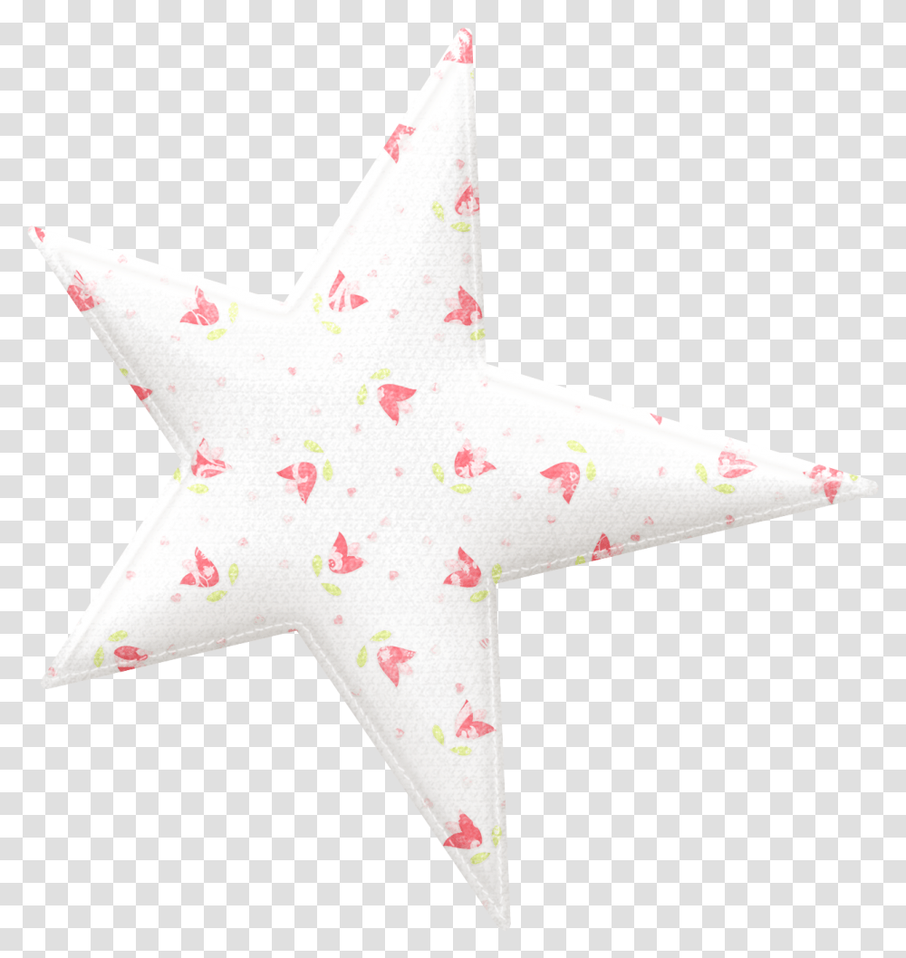 Imgenes Infantiles Estrella Blanca Con Flores Estrella4g Flag, Pillow, Cushion, Star Symbol, Pattern Transparent Png