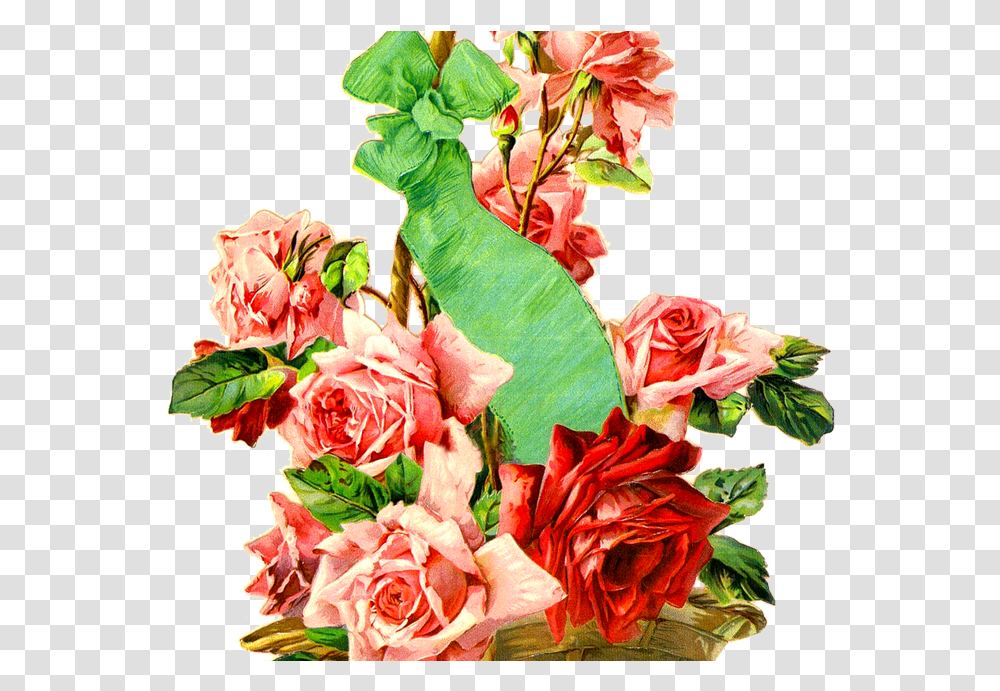 Imgenes Vintage Gratis Free Vintage Images Antiguas De Flores Rosas, Plant, Flower, Blossom, Flower Bouquet Transparent Png
