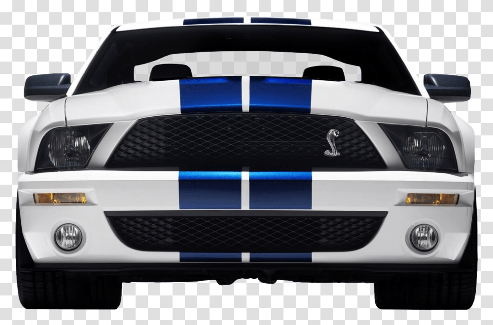 Imgs For Ford Mustang Car Silhouette Ford Mustang Shelby Gt500 2008 Front, Vehicle, Transportation, Sports Car, Tire Transparent Png
