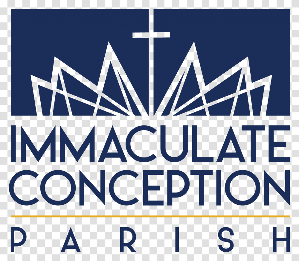Immaculate Conception Parish Immaculate Conception Columbus Logo, Alphabet, Snowflake Transparent Png