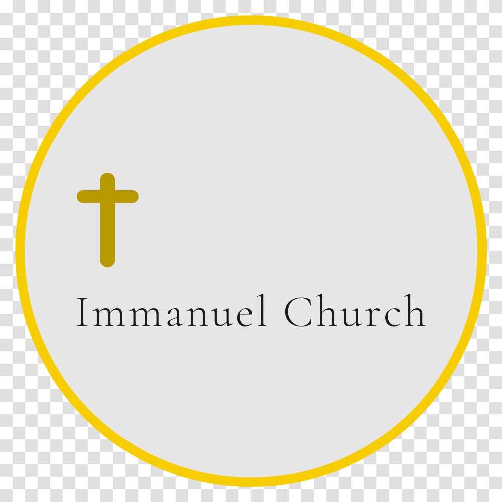 Immanuel Church Wilmington Delaware Circle, Symbol, Text, Logo, Trademark Transparent Png