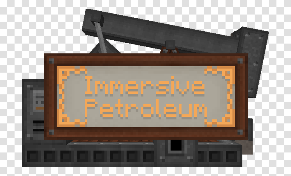 Immersive Petroleum Mod Billboard Mod Minecraft 1.10, Indoors, Screen, Housing Transparent Png