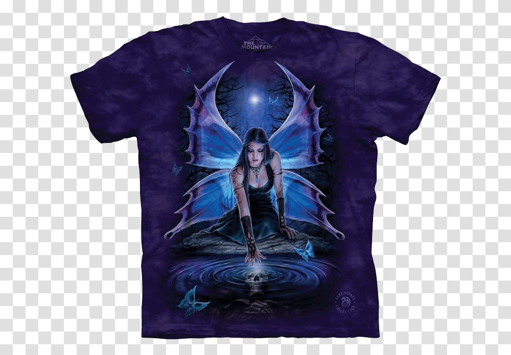 Immortal Flight T Shirt By Anne Stokes Goth Cross Stitch Pattern Free, Apparel, Painting Transparent Png