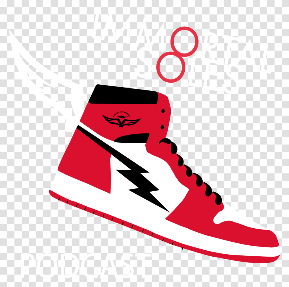 Immortal Soles Podcast Logo, Apparel, Shoe, Footwear Transparent Png