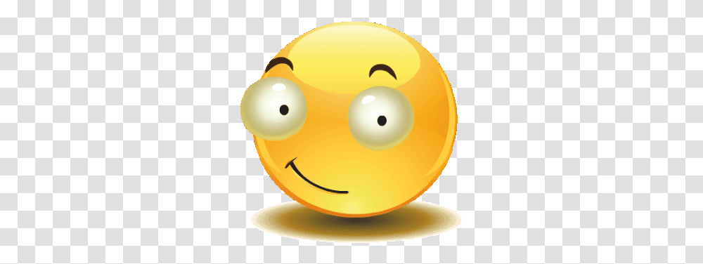 Imoji Wink From Powerdirector Wink Emoji Animated Gif, Sphere, Ball, Text, Photography Transparent Png