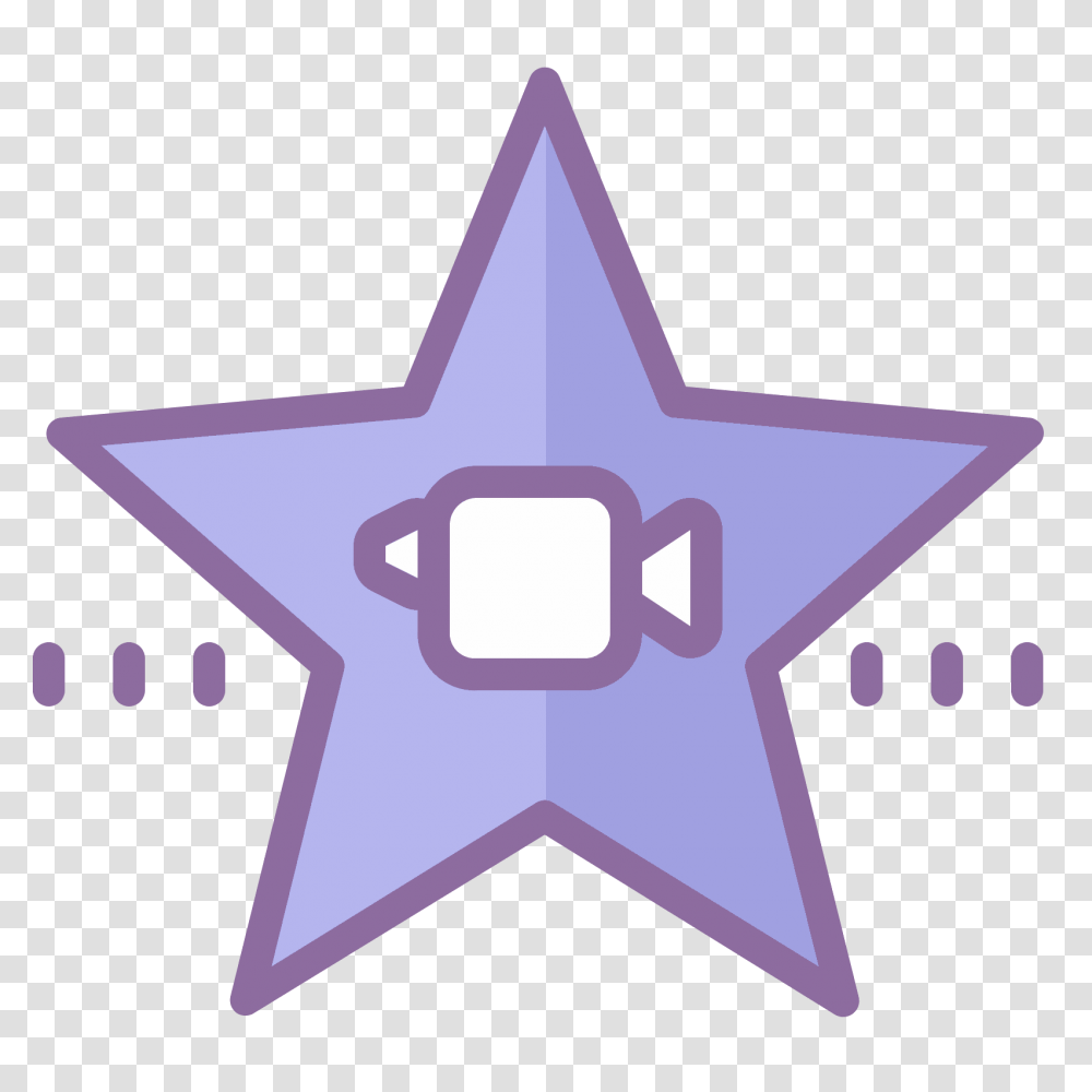 Imovie Icon, Star Symbol, Cross Transparent Png