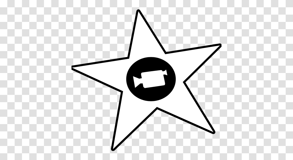 Imovie Icon Vector Imovie Logo Black, Star Symbol Transparent Png